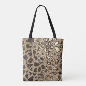 金ゴールドヒョウのメタリックスポット トートバッグ (裏面)