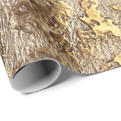 金ゴールドヒョウのメタリックスポット ラッピングペーパー (ロールコーナー)