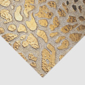 金ゴールドヒョウのメタリックスポット 薄葉紙 (詳細)