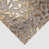 金ゴールドヒョウのメタリックスポット 薄葉紙 (詳細)