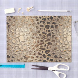 金ゴールドヒョウのメタリックスポット 薄葉紙