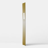 金ゴールドヒョウ手書きネームメタル Case-Mate iPhoneケース (裏面 / 右)