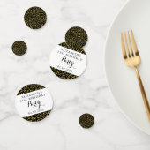 金ゴールドヒョウ、グリッター、ヒョウ柄、誕生日 コンフェッティ (グループ)