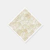 金ゴールドヒョウ スタンダードカクテルナプキン (角)