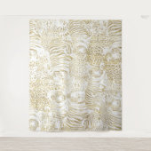 金ゴールドヒョウ タペストリー (正面)