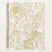 金ゴールドヒョウ プランナー手帳 (正面)