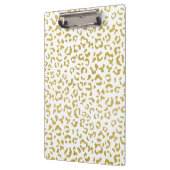 金ゴールドヒョウ、金ゴールドグリッター、ヒョウ印刷 クリップボード (左)