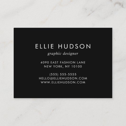 金ゴールドヒョウ、金ゴールドグリッター、ヒョウ印刷 名刺 (裏面)