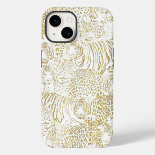 金ゴールドヒョウ Case-Mate iPhone 14ケース