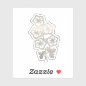 金ゴールドヒラメ シール (シート)