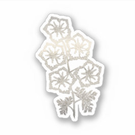 金ゴールドヒラメ シール