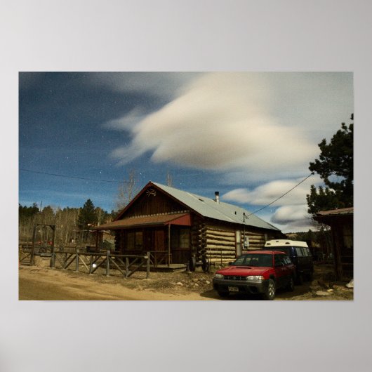 金ゴールドヒルコロラドナイトショットw/stars ポスター (正面)