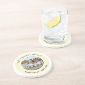 金ゴールドヒルシャフテベリードーセットイングランドウォーター色 コースター (側面)