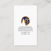 金ゴールドヒルツリーランドスケープローン気にサービス 名刺 (裏面)