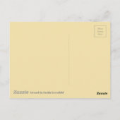 金ゴールドヒル、シャフテスベリー、ドーセットウォーター絵画カラー ポストカード (裏面)