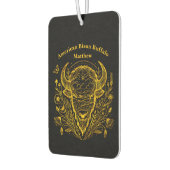 金ゴールドビソンイラストレーションに囲まれた自然 カーエアーフレッシュナー (左)