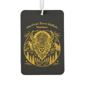 金ゴールドビゾンミドマウンテンアンドツリーズ カーエアーフレッシュナー (裏面)