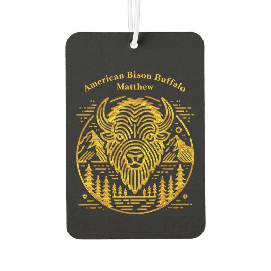 金ゴールドビゾンミドマウンテンアンドツリーズ カーエアーフレッシュナー (裏面)