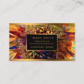 金ゴールドビッグサンサンヒマフラワーコレクシエレガントョン 名刺 (正面)