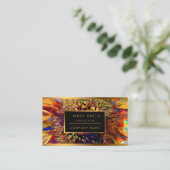 金ゴールドビッグサンサンヒマフラワーコレクシエレガントョン 名刺 (スタンド正面)