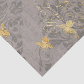 金ゴールドビーとスクロールの切り離しティッシュペーパー 薄葉紙 (詳細)