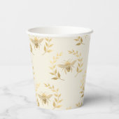 金ゴールドビーオンクリーム 紙コップ (裏面)