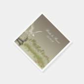 金ゴールドビーチ結婚式 スタンダードカクテルナプキン (角)