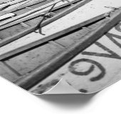 金ゴールドビーチ、オレゴン波止場、ローグ橋 ポスター (角)