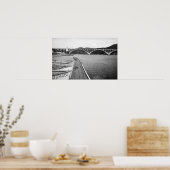 金ゴールドビーチ、オレゴン波止場、ローグ橋 ポスター (キッチン)