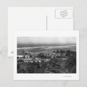 金ゴールドビーチ、オレゴン・タウンビューアンドサンセットイン ポストカード (正面/裏面)