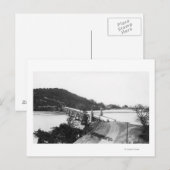 金ゴールドビーチ、ローグリバーオンブリッジ ポストカード (正面/裏面)