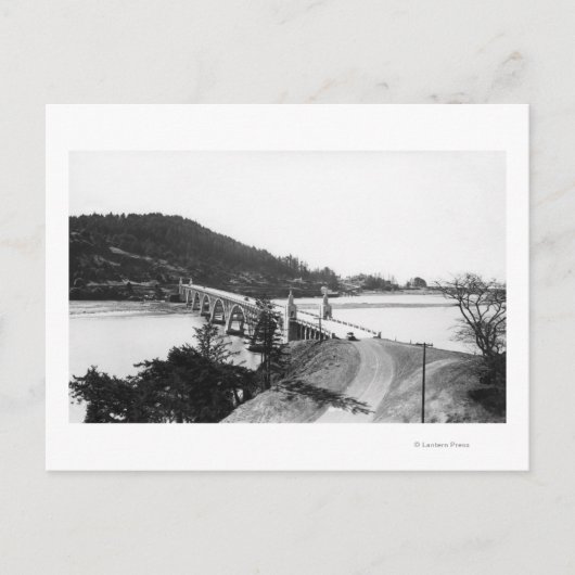 金ゴールドビーチ、ローグリバーオンブリッジ ポストカード (正面)