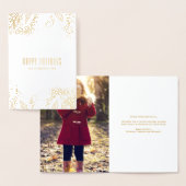 金ゴールドピネコーンとパインタイズホリデイ 箔カード (ディスプレー)