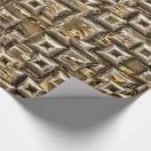 金ゴールドピラミッド1 ラッピングペーパー (コーナー)