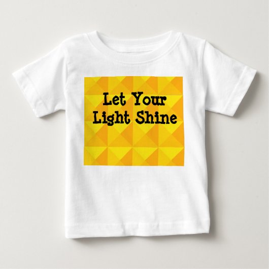 金ゴールドピラミッド ベビーTシャツ (正面)