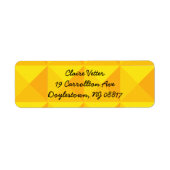 金ゴールドピラミッド ラベル (正面)