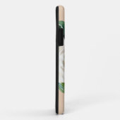 金ゴールドピンクアイボリー水彩フローラお名前 Case-Mate iPhoneケース (裏面/右)