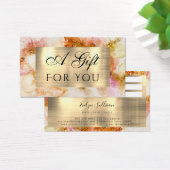 金ゴールドピンクウォーターフェイクカラーフォイル (デスク)