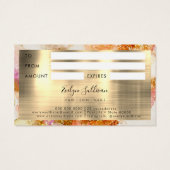 金ゴールドピンクウォーターフェイクカラーフォイル (裏面)