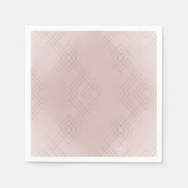 金ゴールドピンクエレガンスダイヤモンドジオデコ結婚ズ スタンダードカクテルナプキン