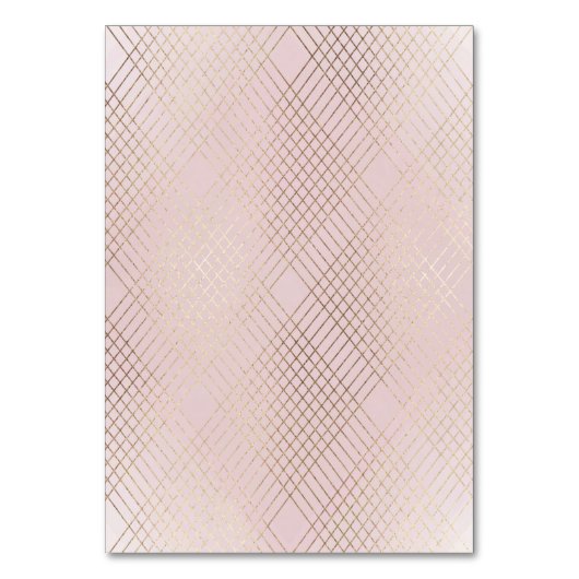 金ゴールドピンクエレガンスダイヤモンドジオデコ結婚ズ テーブルナンバー (裏面)