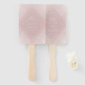 金ゴールドピンクエレガンスダイヤモンドジオデコ結婚ズ ハンドファン (正面&裏面)