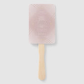 金ゴールドピンクエレガンスダイヤモンドジオデコ結婚ズ ハンドファン (裏面)