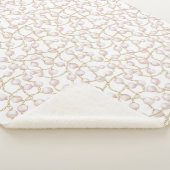 金ゴールドピンクグラムパールクリスマス シェルパブランケット (3/4)