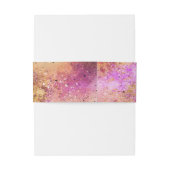 金ゴールドピンクスカイ |結婚式招待状ベリーバンド 招待状ベリーバンド (裏面例)