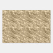 金ゴールドピンクゼブラアニマルプリント ラッピングペーパーシート (正面3)