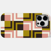 金ゴールドピンクチョコレートアイボリープレイド Case-Mate iPhoneケース (裏面 (横))