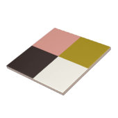 金ゴールドピンクチョコレートアイボリー タイル (側面)