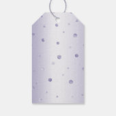 金ゴールドピンクパープルライムユニコーン誕生日 ギフトタグ (裏面)