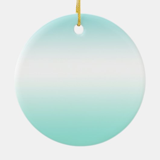 金ゴールドピンクピースサイン感動的引用文 セラミックオーナメント (裏面)